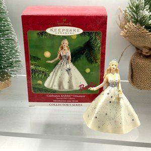 Hallmark Keepsake Ornament Celebration Barbie 2001 Edition Collectors Series